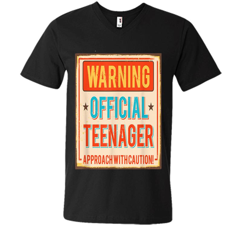 Funny Nager 13 Warning Official Nager Ideas V-neck T-shirt