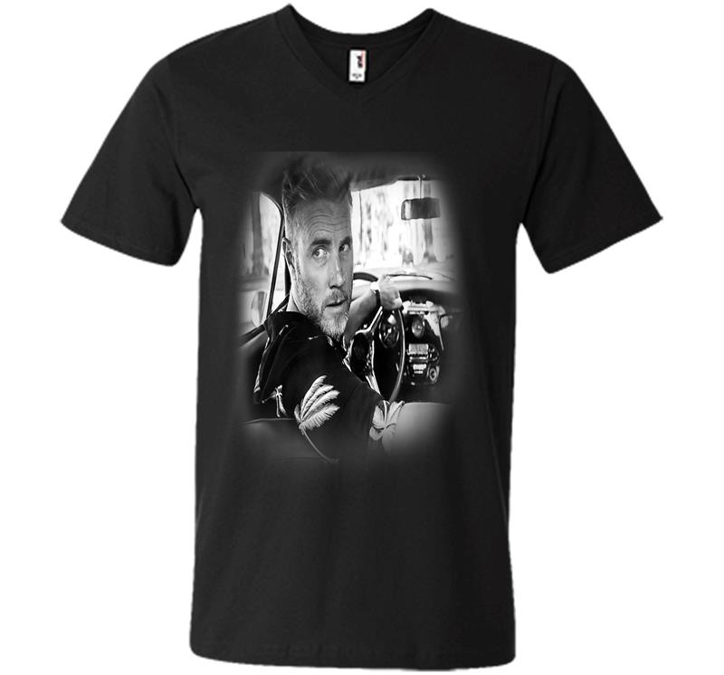 Gary Barlow Official Driving V-neck T-shirt