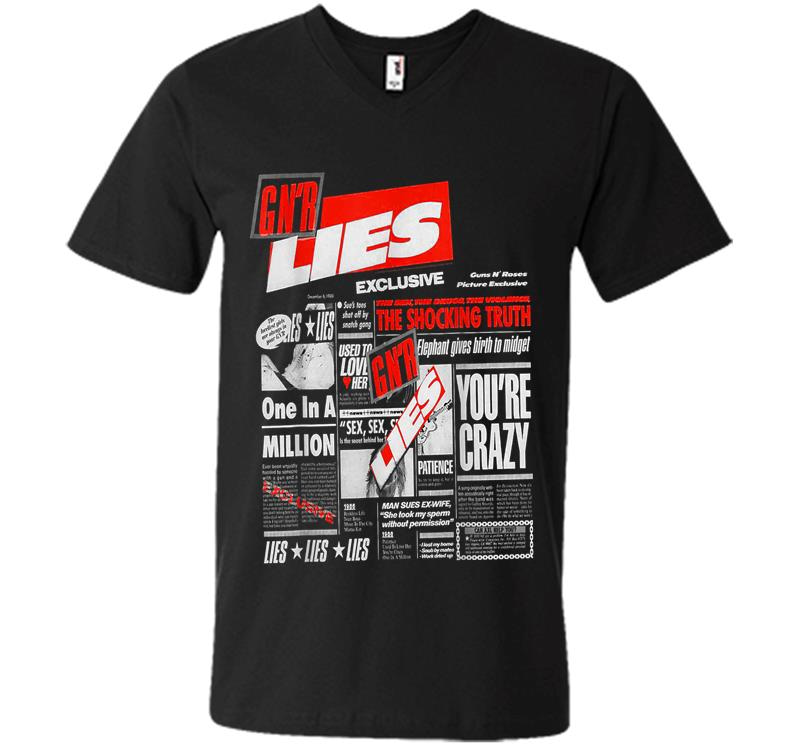 Guns N' Roses Official Lies V-neck T-shirt