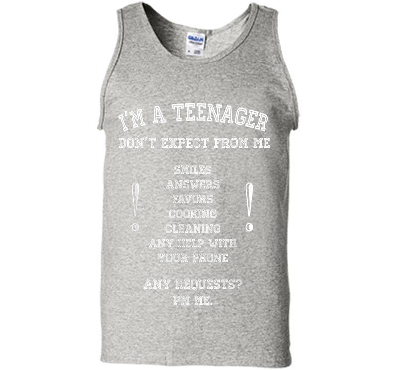 I'm Official Nager Don't Expect 13th 14th Birthday Funny Mens Tank Top