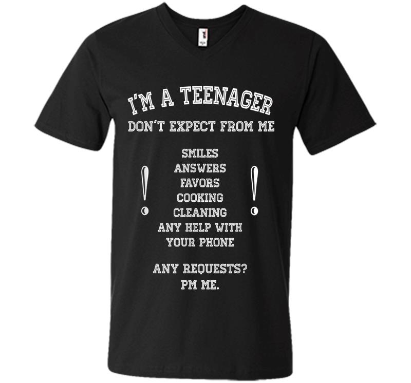 I'm Official Nager Don't Expect 13th 14th Birthday Funny V-neck T-shirt