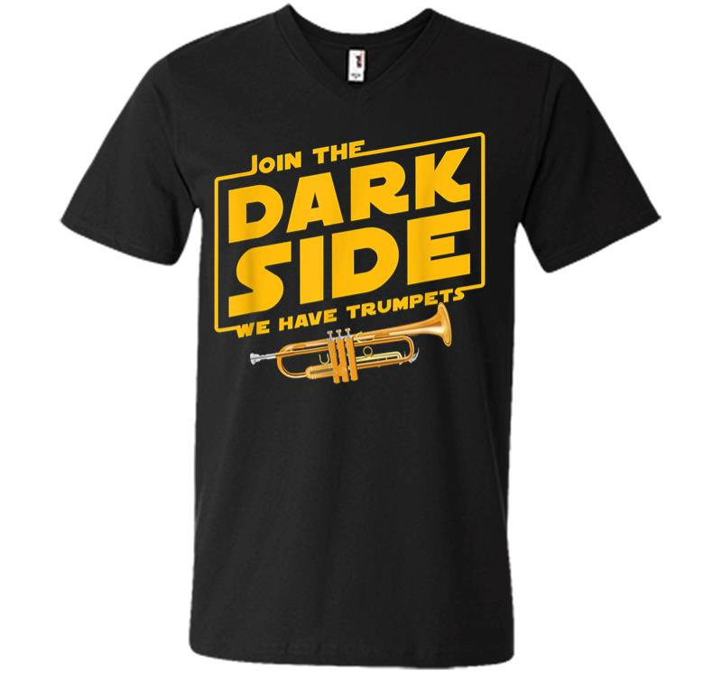 Join The Dark Side Trumpet Player V-neck T-shirt