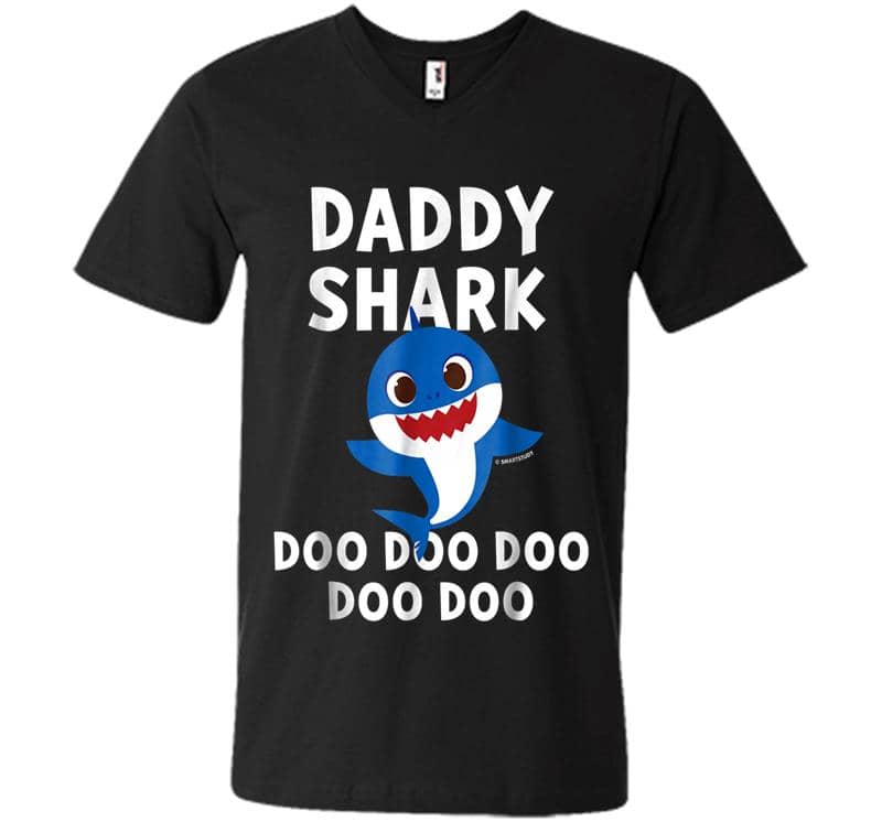Pinkfong Daddy Shark Official V-neck T-shirt