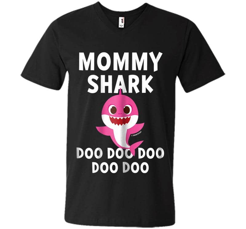 Pinkfong Mommy Shark Official V-neck T-shirt
