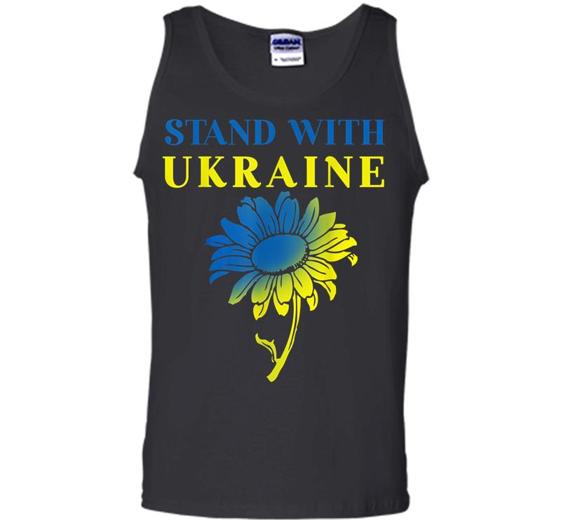 Ukraine Sunflower Men Tank Top