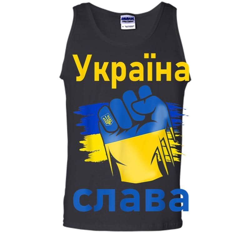 Ukrayina Slava Support Ukraine Stand With Ukraine Ukrainian Men Tank Top