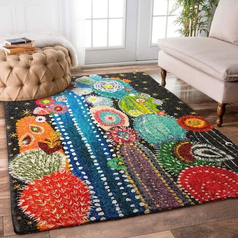 Cactus Flowers Rectangle Limited Edition Amazon Best Seller Sku 262626 Rug
