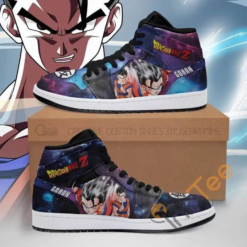Gohan Galaxy Dragon Ball Z Anime Custom Sneakers It992 Air Jordan Shoes