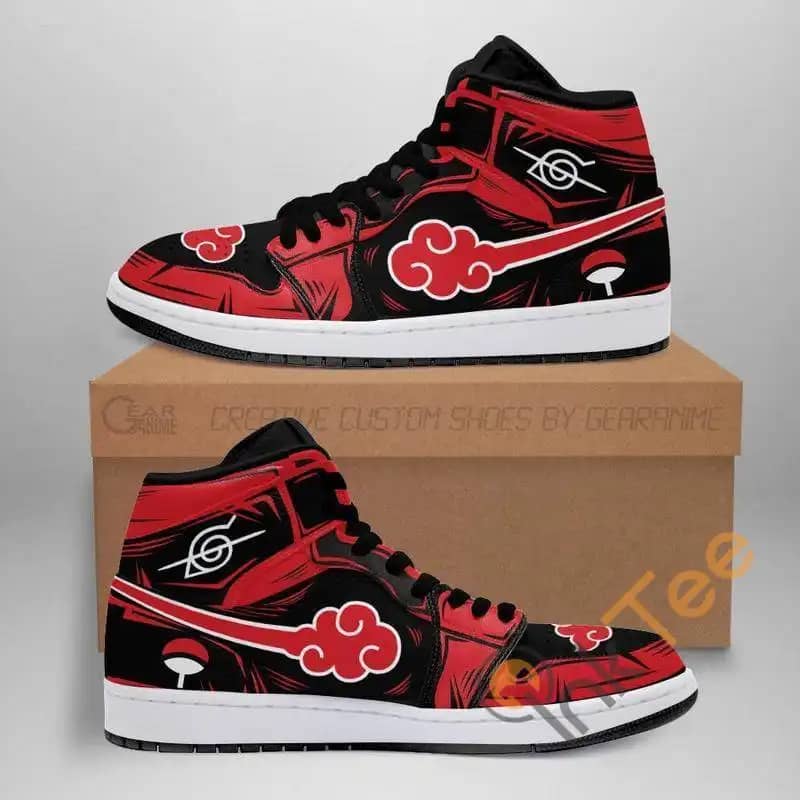Itachi Akatsuki Symbol Naruto Anime Custom Sneakers It1398 Air Jordan Shoes