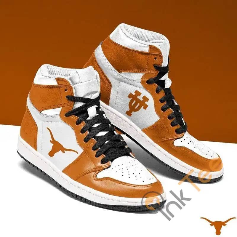 Texas Longhorns Ncaa Texas Longhorns Football Custom Sneakers It2932 Air Jordan Shoes