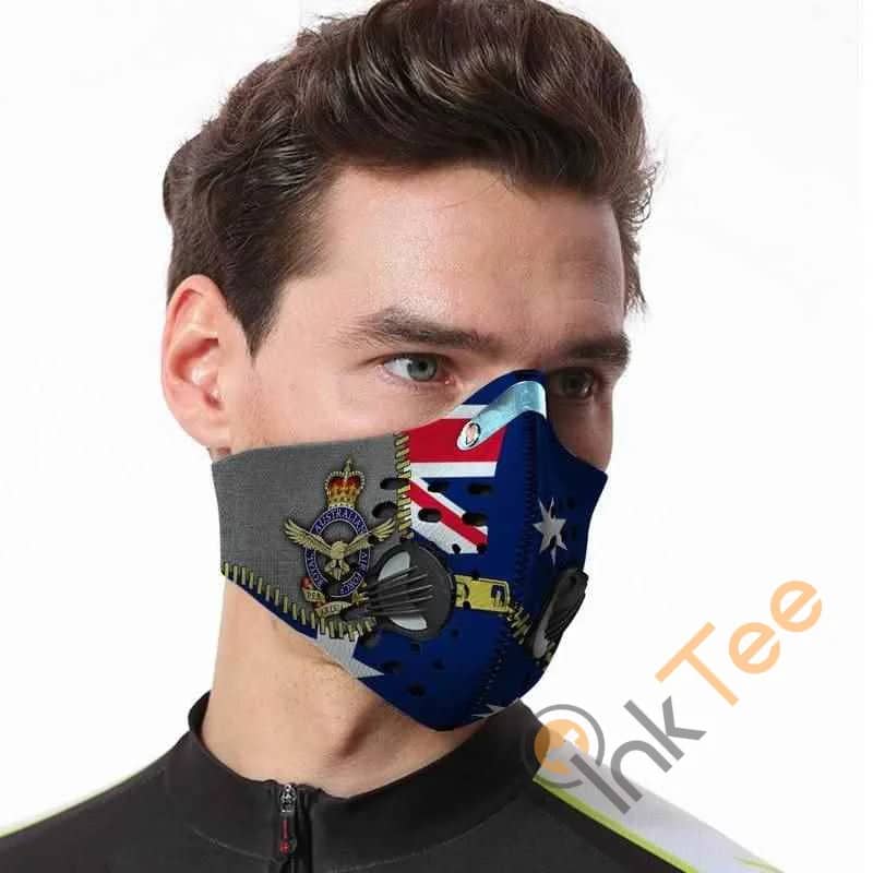 Air Force Veteran Filter Activated Carbon Pm 2.5 Fm Face Mask