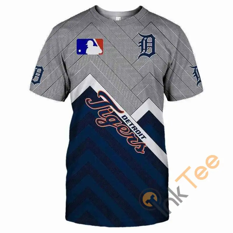 MLB T Shirts 3D Detroit Tigers T Shirts Cheap For Fans 3D T-shirts