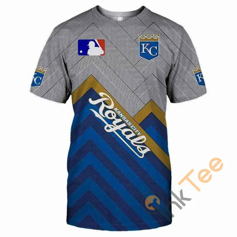MLB T Shirts 3D Kansas City Royals T Shirts Cheap For Fans 3D T-shirts