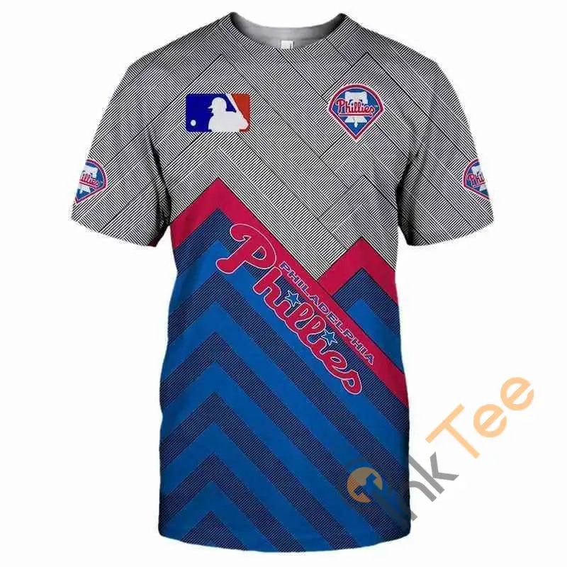 MLB T Shirts 3D Philadelphia Phillies T-shirts Cheap For Fans 3D T-shirts