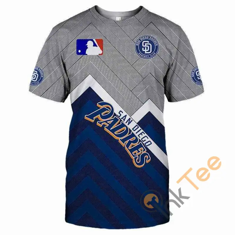 MLB T Shirts 3D San Diego Padres T Shirts Cheap For Fans 3D T-shirts