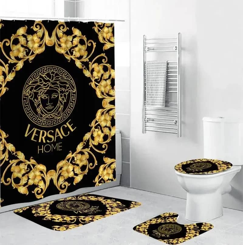 Versace Pattern Logo Limited Luxury Brand Bathroom Sets