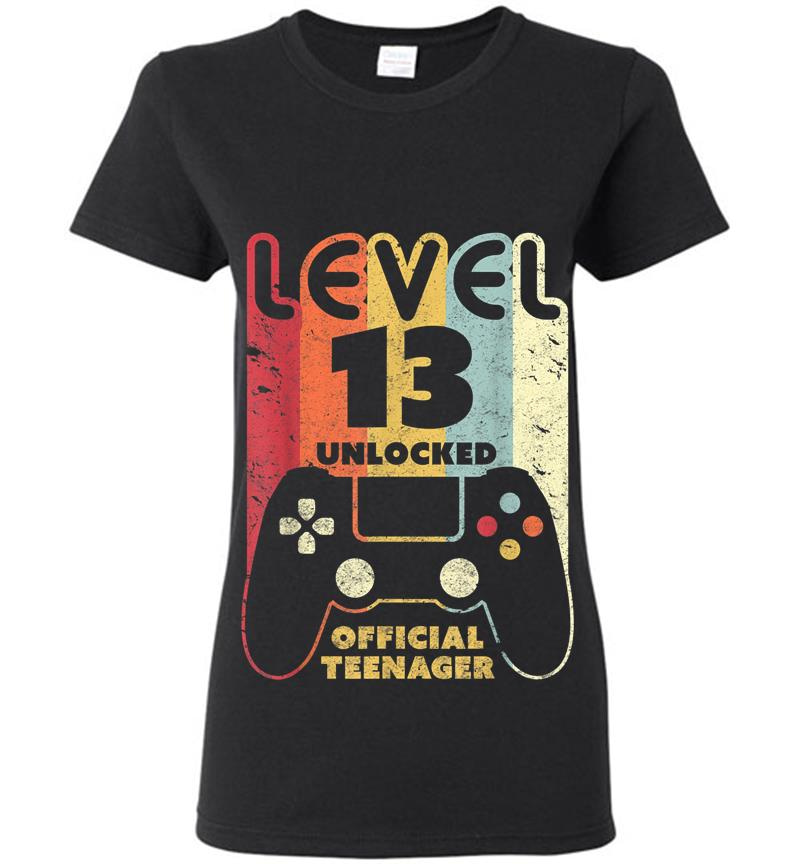 13Th Birthday . Level 13 Unlocked, Official Nager Womens T-Shirt