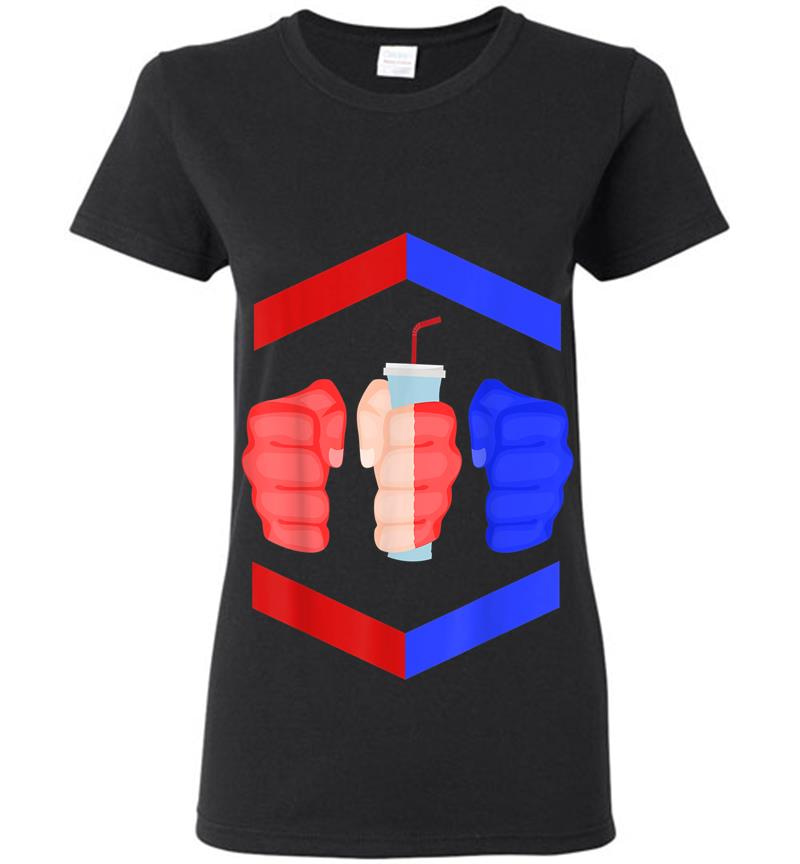 3 Piece And A Soda Gamebred Mma Fighter Quote Womens T-Shirt