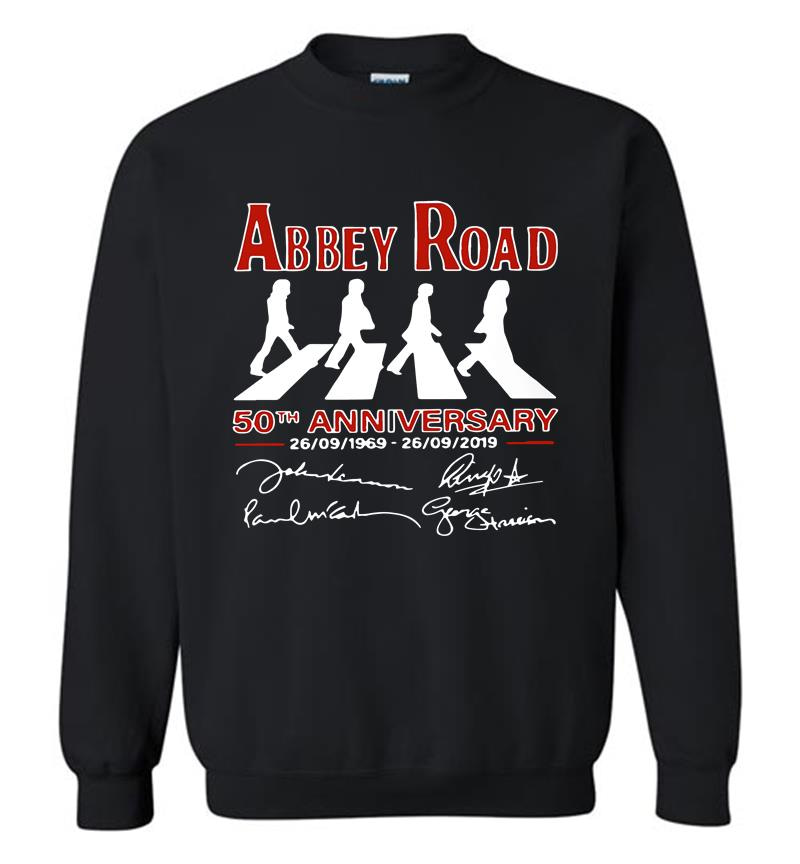 Abbey Road 50Th Anniversary 1969-2019 Signature Sweatshirt