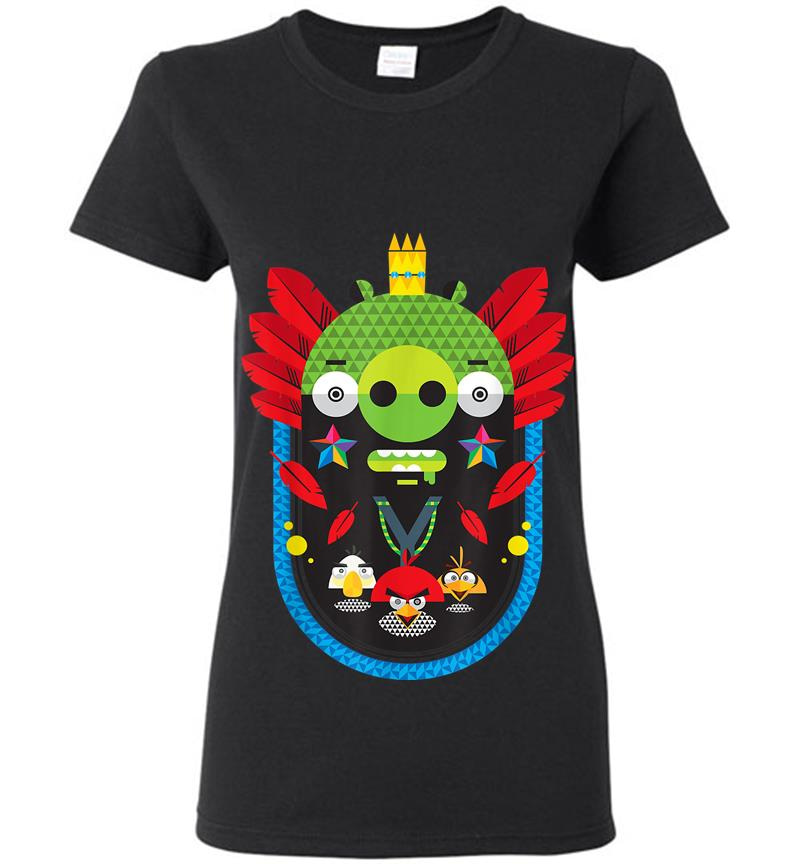 Angry Birds Pig King Geometric Official Merchandise Womens T-Shirt