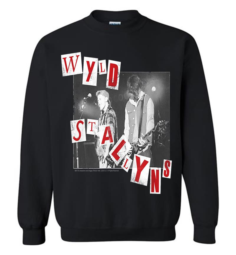 Bill And Ted'S Bogus Journey Grunge Wyld Stallyns Sweatshirt