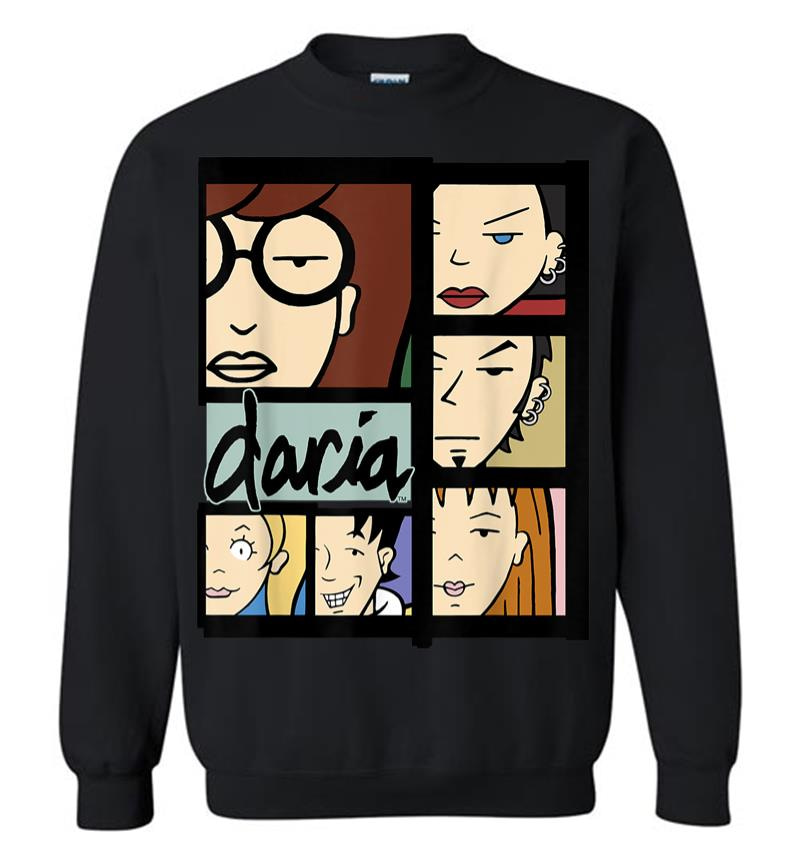 Daria Character Panels Logo Sweatshirt