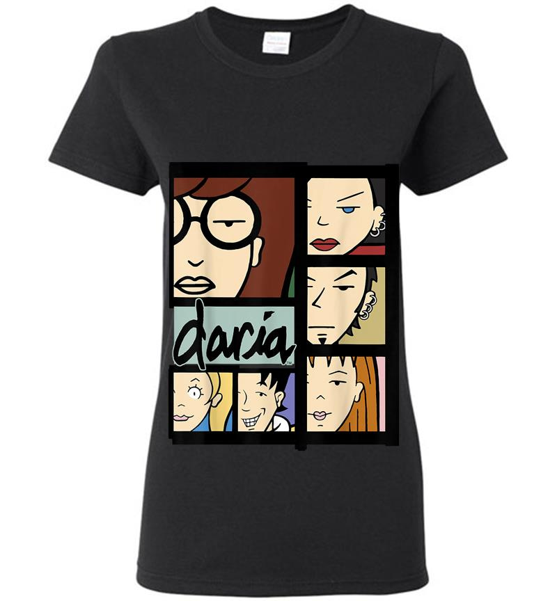 Daria Character Panels Logo Women T-Shirt