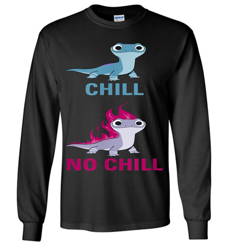 Disney Frozen 2 Salamander Chill Vs No Chill Long Sleeve T-Shirt