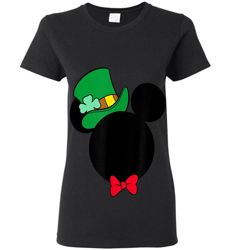 Disney Mickey Mouse Icon St. Patrick'S Day Irish Womens T-Shirt