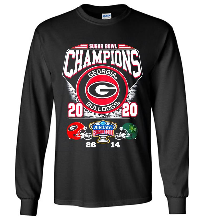 Georgia Bulldogs Football Champions 2020 Allstate Sugar Bowl Long Sleeve T-Shirt