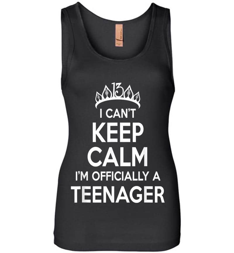 I Can't Keep Calm I'm An Official Nager 13th Birthday Womens Jersey Tank Top