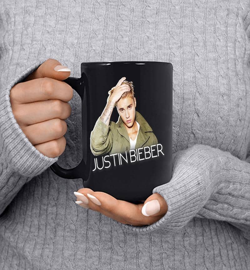 Justin Bieber Official Cut Out Jacket Mug