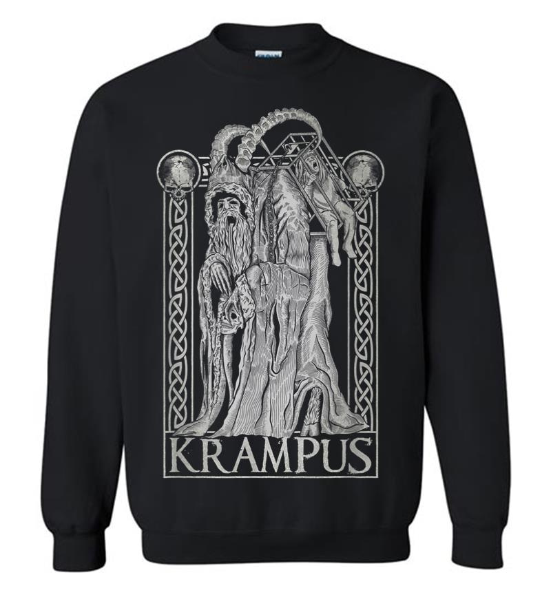 Krampus Gruss Von Krampus Dark Gothic Christmas Sweatshirt
