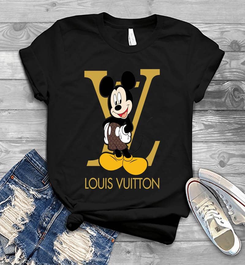 LV Mickey Mouse Men T-shirt