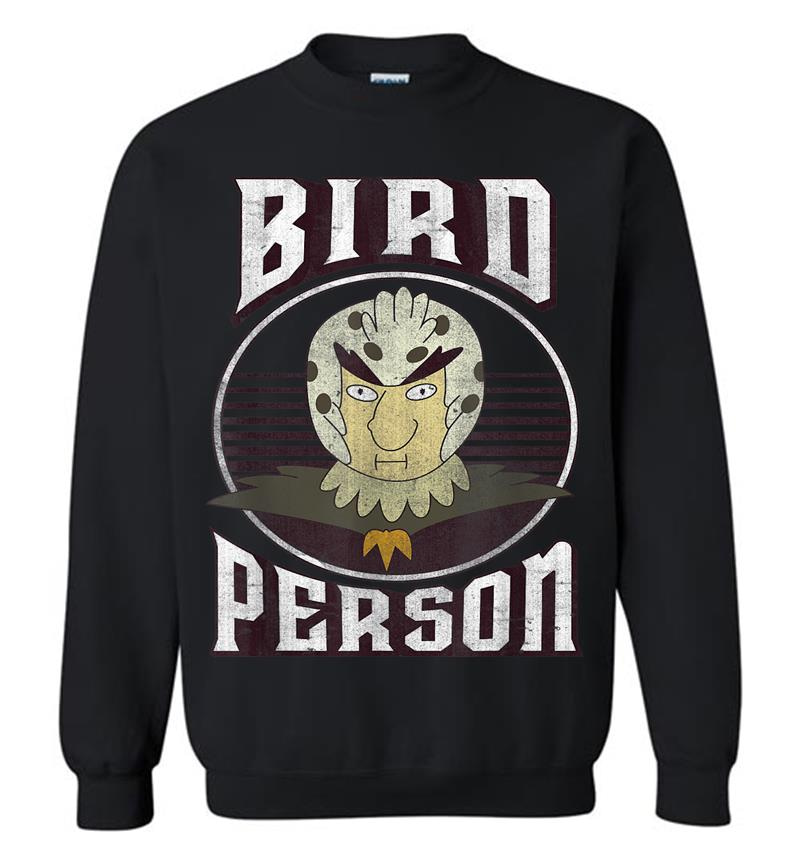 Mademark X Rick And Morty - Rick And Morty Bird Person Poster Graphic Sweatshirt