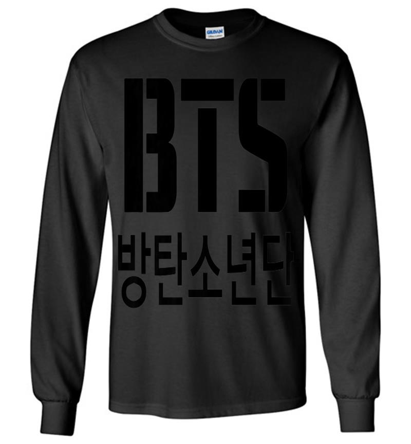 Official Bts Kpop Bangtan Boys Merchandise Bts19 Premium Long Sleeve T-Shirt