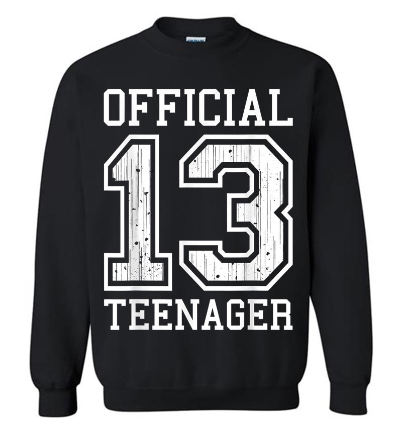 Official Nager 13Th Birthday For Girls Or Boys 13 Sweatshirt