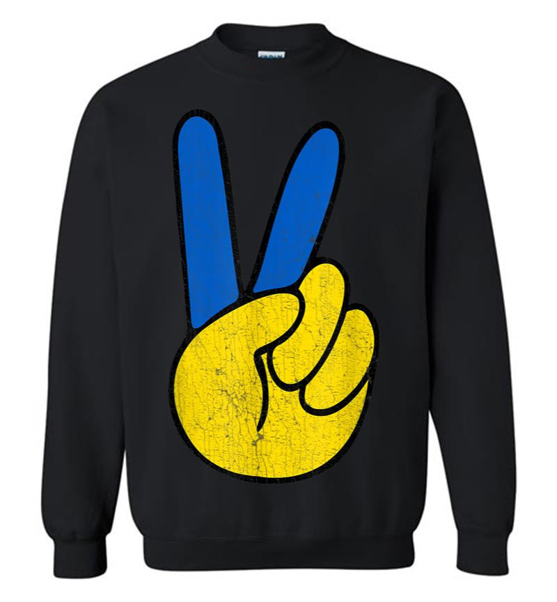 Peace Ukraine Vintage Sweatshirt
