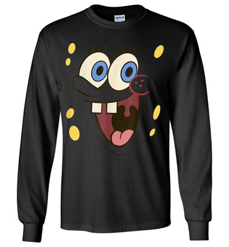 SpongeBob SquarePants Excited Big Face Long Sleeve T-shirt
