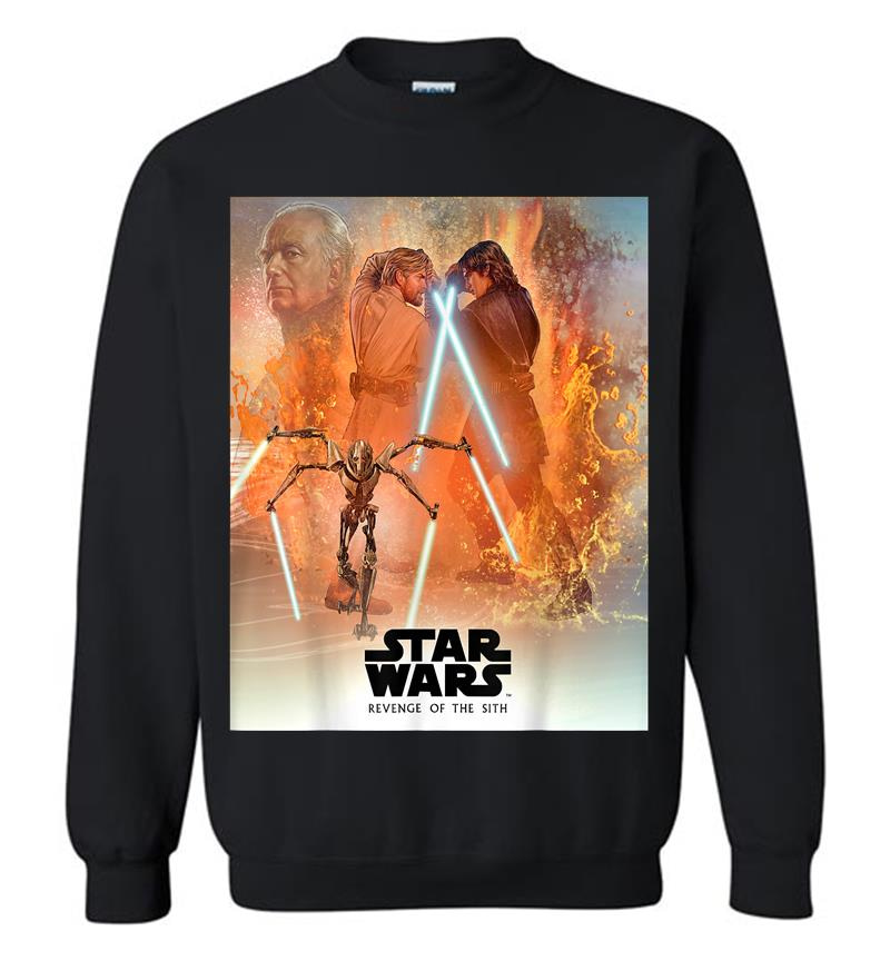 Star Wars Celebration Mural Revenge Of The Sith Logo Sweatshirt