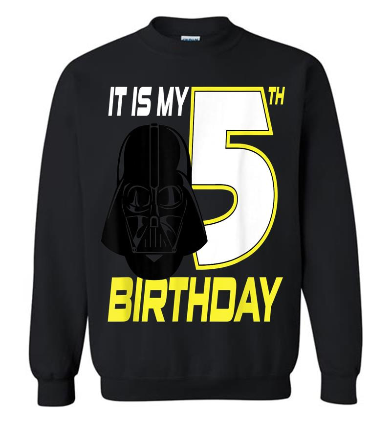 Star Wars Darth Vader 5Th Birthday Sweatshirt