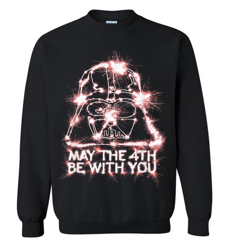 Star Wars Darth Vader May The 4Th Be With You Sparkler Sweatshirt