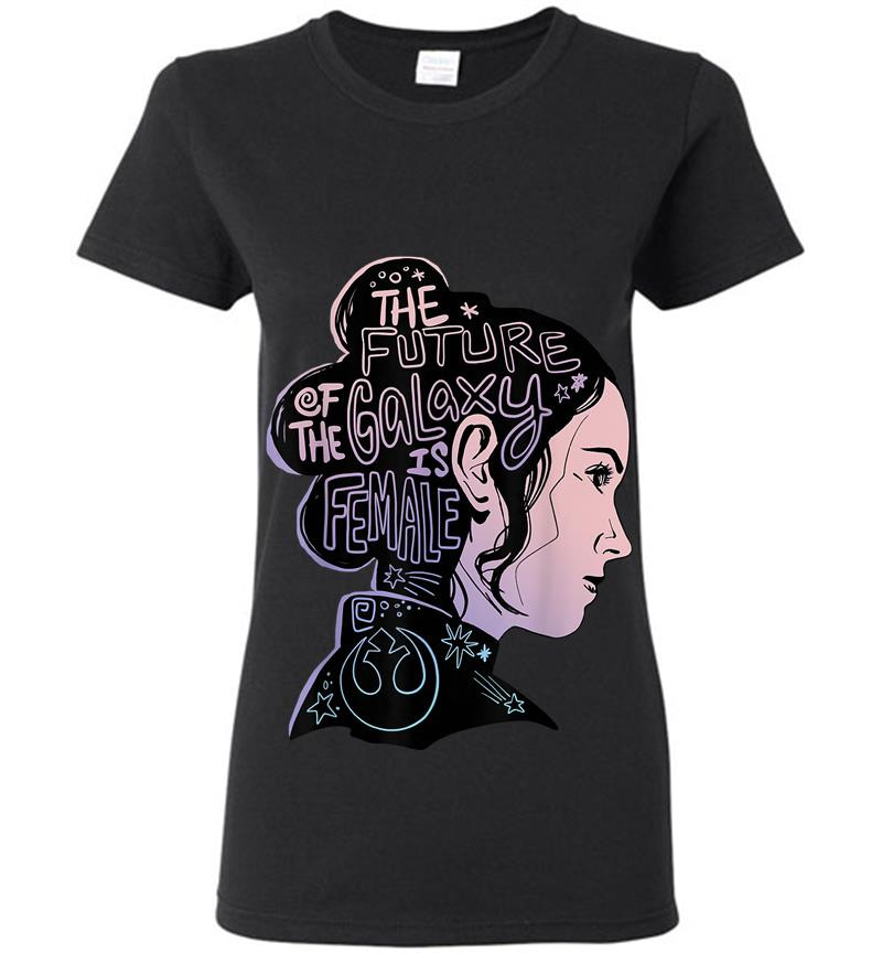 Star Wars Rey The Future Of The Galaxy Is Female Womens T-Shirt
