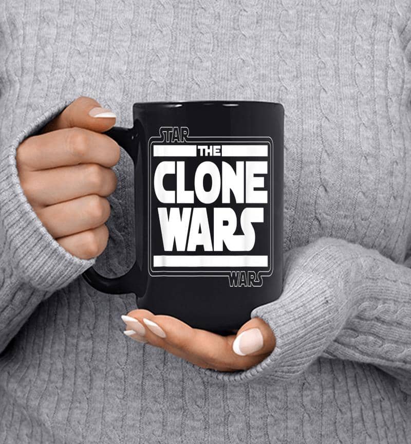 Star Wars The Clone Wars Logo Mug