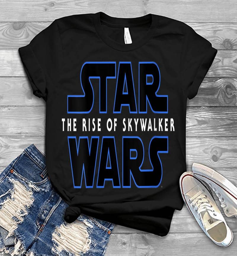 Star Wars The Rise Of Skywalker Movie Logo C1 V-neck Mens T-shirt