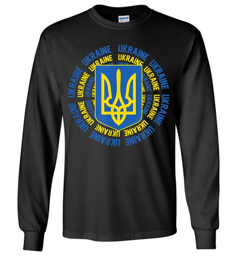 Ukrainian Flag Vintage Heritage Long Sleeve T-shirt