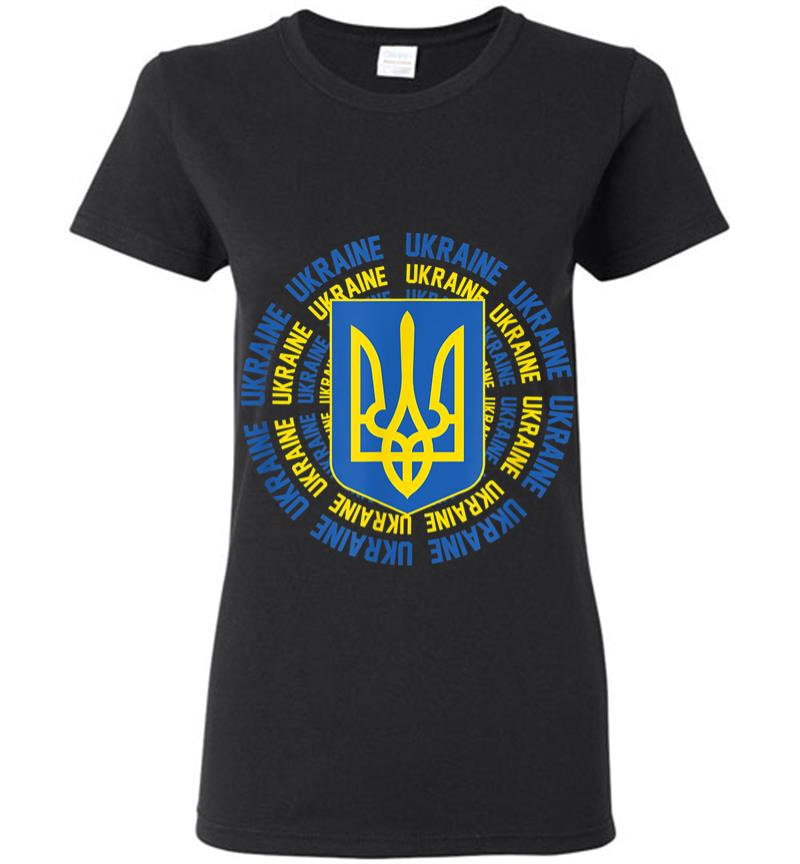 Ukrainian Flag Vintage Heritage Women T-shirt