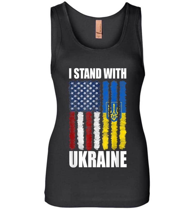 Ukrainian - Lover I Stand With Ukraine Women Jersey Tank Top