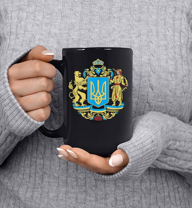 Ukrainian Symbols Ukraine Flag Gift For Ukrainians Mug