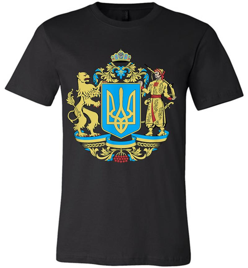 Ukrainian Symbols Ukraine Flag Gift For Ukrainians Premium T-shirt